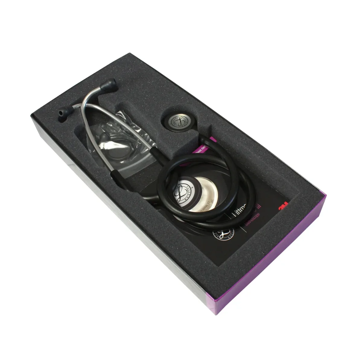 3M Littmann Classic III Stethoscope (Black/Grey)