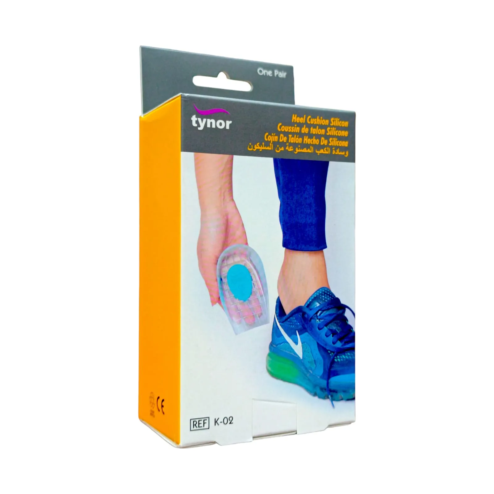 Tynor Heel Cushion Silicone K-02 (One Pair)