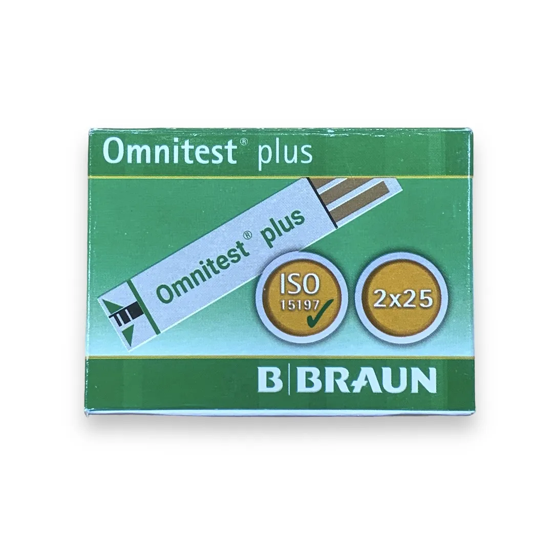 Omnitest Plus Glucose Test Strip (50 Strips)