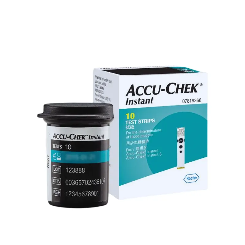 Accu-Chek Instant Blood Glucose Test Strips 10/Pc