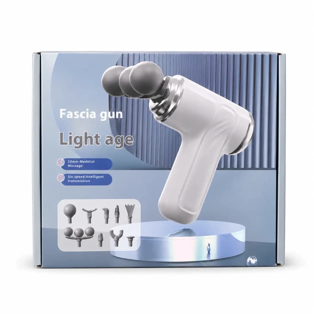 Fascia Massage Gun LM-130 With 9 Multi-Head Attachment